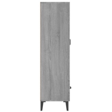 vidaXL Ντουλάπα Γκρι Sonoma 70x31x115cm από Επεξεργασμένο Ξύλο 1 τεμ.
