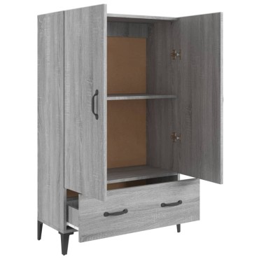 vidaXL Ντουλάπα Γκρι Sonoma 70x31x115cm από Επεξεργασμένο Ξύλο 1 τεμ.