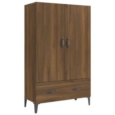 vidaXL Ντουλάπα Καφέ Δρυς 70x31x115cm από Επεξεργασμένο Ξύλο 1 τεμ.