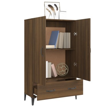 vidaXL Ντουλάπα Καφέ Δρυς 70x31x115cm από Επεξεργασμένο Ξύλο 1 τεμ.