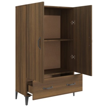 vidaXL Ντουλάπα Καφέ Δρυς 70x31x115cm από Επεξεργασμένο Ξύλο 1 τεμ.