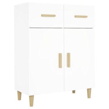 vidaXL Ντουλάπι Λευκό 69,5x34x89cm από Επεξεργασμένο Ξύλο 1 τεμ.