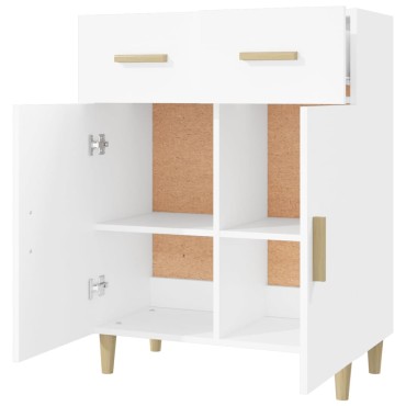 vidaXL Ντουλάπι Λευκό 69,5x34x89cm από Επεξεργασμένο Ξύλο 1 τεμ.