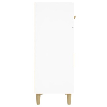 vidaXL Ντουλάπι Λευκό 69,5x34x89cm από Επεξεργασμένο Ξύλο 1 τεμ.