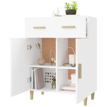 vidaXL Ντουλάπι Λευκό 69,5x34x89cm από Επεξεργασμένο Ξύλο 1 τεμ.