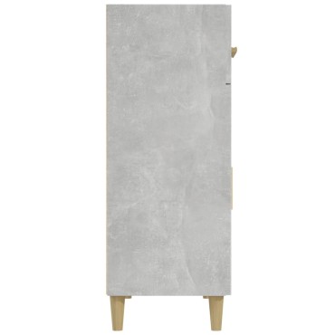 vidaXL Ντουλάπι Γκρι Σκυροδέματος 69,5x34x89cm Επεξεργασμένο Ξύλο 1 τεμ.