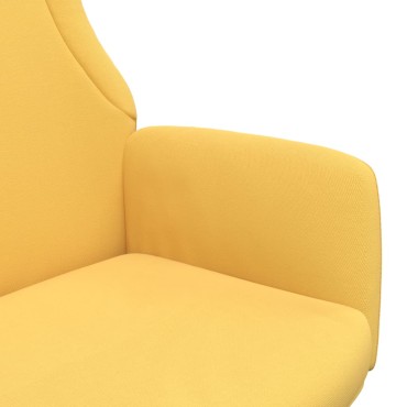 vidaXL Πολυθρόνα Relax Κίτρινο Μουσταρδί Υφασμάτινη 70x77x94cm 1 τεμ.