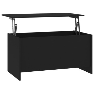vidaXL Τραπεζάκι Σαλονιού Μαύρο 102x55,5x52,5cm Επεξεργασμένο Ξύλο 1 τεμ.