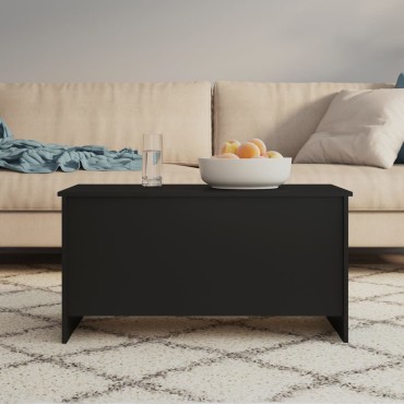 vidaXL Τραπεζάκι Σαλονιού Μαύρο 102x55,5x52,5cm Επεξεργασμένο Ξύλο 1 τεμ.