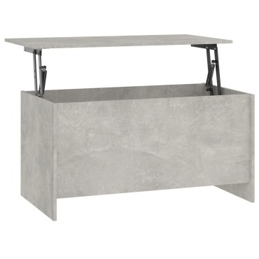 vidaXL Τραπεζάκι Σαλονιού Γκρι Σκυρ. 102x55,5x52,5cm Επεξεργ. Ξύλο 1 τεμ.