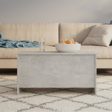 vidaXL Τραπεζάκι Σαλονιού Γκρι Σκυρ. 102x55,5x52,5cm Επεξεργ. Ξύλο 1 τεμ.
