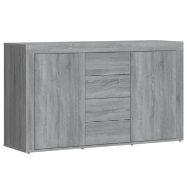 vidaXL Μπουφές Γκρι Sonoma 120x36x69cm από Επεξεργασμένο Ξύλο 1 τεμ.