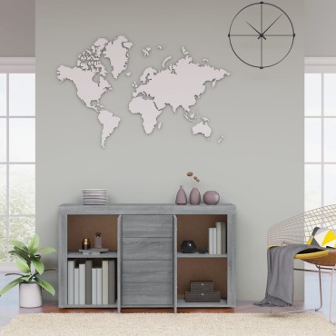 vidaXL Μπουφές Γκρι Sonoma 120x36x69cm από Επεξεργασμένο Ξύλο 1 τεμ.