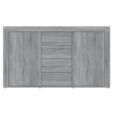 vidaXL Μπουφές Γκρι Sonoma 120x36x69cm από Επεξεργασμένο Ξύλο 1 τεμ.