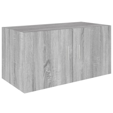 vidaXL Ντουλάπι Τοίχου Γκρι Sonoma 80x39x40cm από Επεξεργ. Ξύλο 1 τεμ.