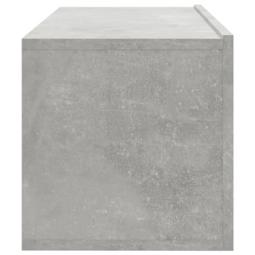 vidaXL Έπιπλα Τηλεόρασης 2 τεμ. Γκρι Σκυροδεμ. 100x30x30cm Επεξ. Ξύλο
