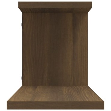 vidaXL Ράφι Τηλεόρασης Καφέ Δρυς 125x18x23cm Επεξεργασμένο Ξύλο 1 τεμ.