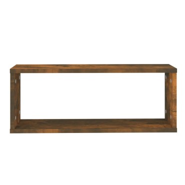 vidaXL Ραφιέρες Τοίχου Κύβοι 2 τεμ. Καπν. Δρυς 60x15x23cm Επεξ. Ξύλο