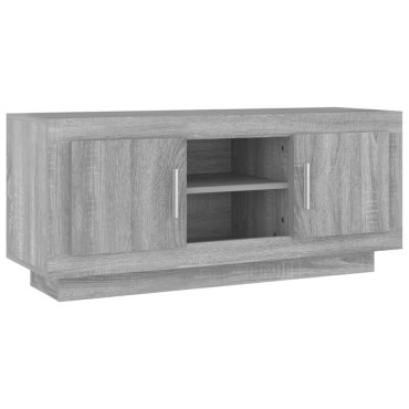 vidaXL Έπιπλο Τηλεόρασης Γκρι Sonoma 102x35x45cm από Επεξεργ. Ξύλο