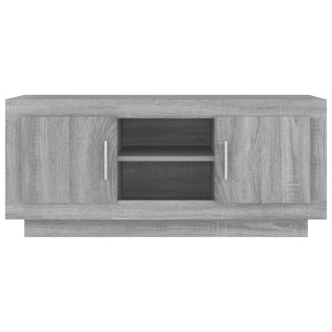 vidaXL Έπιπλο Τηλεόρασης Γκρι Sonoma 102x35x45cm από Επεξεργ. Ξύλο
