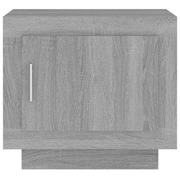 vidaXL Τραπεζάκι Σαλονιού Γκρι Sonoma 51x50x45cm από Επεξεργ. Ξύλο 1 τεμ.