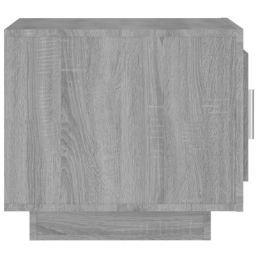 vidaXL Τραπεζάκι Σαλονιού Γκρι Sonoma 51x50x45cm από Επεξεργ. Ξύλο 1 τεμ.