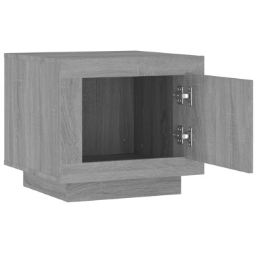 vidaXL Τραπεζάκι Σαλονιού Γκρι Sonoma 51x50x45cm από Επεξεργ. Ξύλο 1 τεμ.