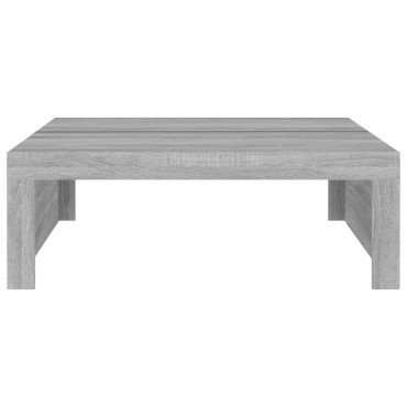 vidaXL Τραπεζάκι Σαλονιού Γκρι Sonoma 100x100x35cm Επεξεργασμένο Ξύλο 1 τεμ.