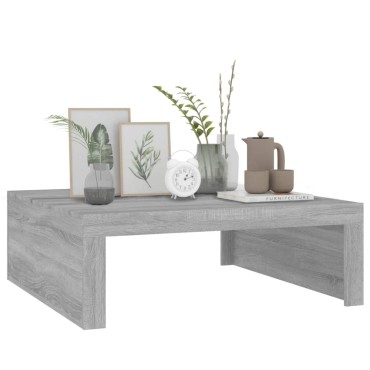 vidaXL Τραπεζάκι Σαλονιού Γκρι Sonoma 100x100x35cm Επεξεργασμένο Ξύλο 1 τεμ.