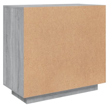 vidaXL Ντουλάπι Γκρι Sonoma 80x40x75cm από Επεξεργασμένο Ξύλο 1 τεμ.