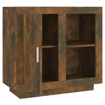 vidaXL Μπουφές Καπνιστή Δρυς 80x40x75cm 1 τεμ.
