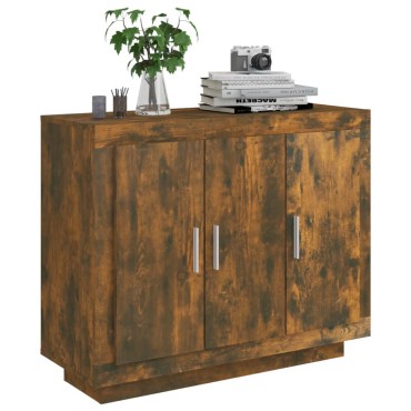 vidaXL Ντουλάπι Καπνιστή Δρυς 92x35x75cm από Επεξεργασμένο Ξύλο 1 τεμ.
