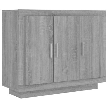 vidaXL Ντουλάπι Γκρι Sonoma 92x35x75cm από Επεξεργασμένο Ξύλο 1 τεμ.