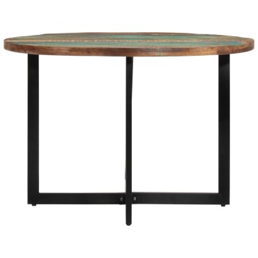 vidaXL Τραπεζαρία 110x75cm από Μασίφ Ανακυκλωμένο Ξύλο 1 τεμ.