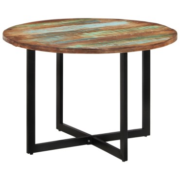 vidaXL Τραπεζαρία 110x75cm από Μασίφ Ανακυκλωμένο Ξύλο 1 τεμ.