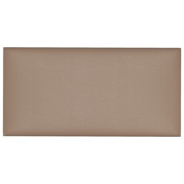 vidaXL Πάνελ Τοίχου 12 τεμ. Καπουτσίνο 30x15 εκ. 0,54 μ² Συνθ. Δέρμα