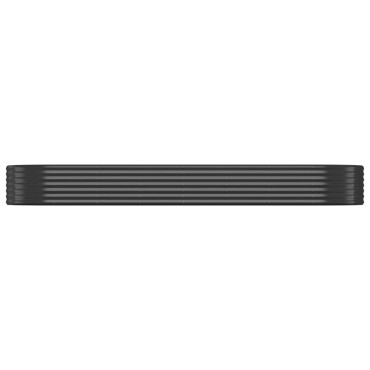 vidaXL Ζαρντινιέρα Ανθρακί 322x100x36εκ Ατσάλι με Ηλεκτρ. Βαφή Πούδρας