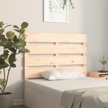 vidaXL Κεφαλάρι Κρεβατιού 100x3x80cm από Μασίφ Ξύλο Πεύκου 1 τεμ.