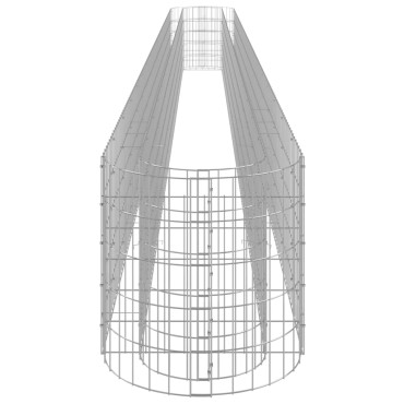 vidaXL Συρματοκιβώτιο-Γλάστρα Υπερυψωμένη 610x50x50 εκ. Γαλβαν. Ατσάλι
