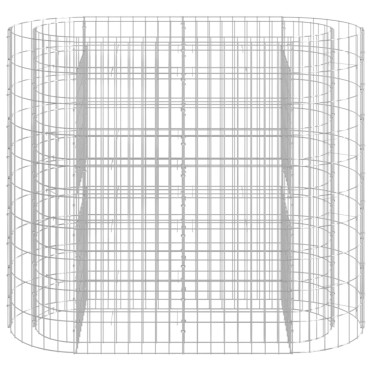 vidaXL Συρματοκιβώτιο-Γλάστρα Υπερυψωμένη 120x50x100 εκ Γαλβαν. Ατσάλι