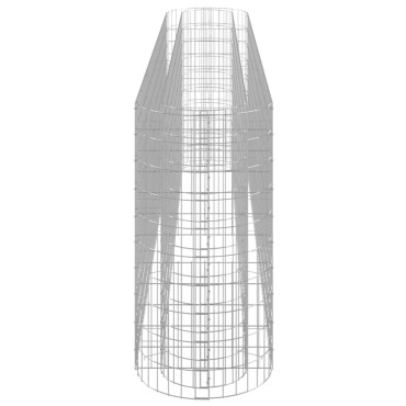 vidaXL Συρματοκιβώτιο-Γλάστρα Υπερυψωμένη 330x50x100 εκ Γαλβαν. Ατσάλι