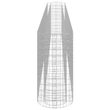 vidaXL Συρματοκιβώτιο-Γλάστρα Υπερυψωμένη 540x50x100 εκ Γαλβαν. Ατσάλι