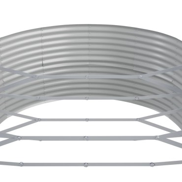 vidaXL Ζαρντινιέρα Ανθρακί 544x100x36εκ Ατσάλι με Ηλεκτρ. Βαφή Πούδρας