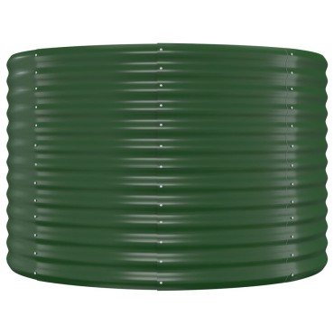 vidaXL Ζαρντινιέρα Πράσινη 175x100x68εκ Ατσάλι με Ηλεκτρ. Βαφή Πούδρας