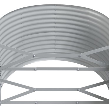 vidaXL Ζαρντινιέρα Ανθρακί 322x40x68 εκ Ατσάλι με Ηλεκτρ. Βαφή Πούδρας