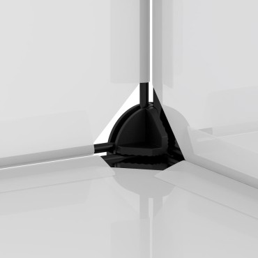 vidaXL Παπουτσοθήκη Διαφανής 44x32x174cm από Πολυπροπυλένιο