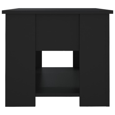 vidaXL Τραπεζάκι Σαλονιού Μαύρο 79x49x41cm Επεξεργασμένο Ξύλο 1 τεμ.