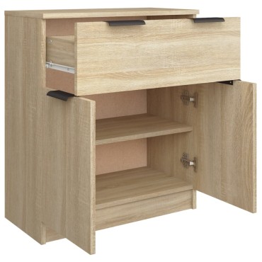 vidaXL Ντουλάπι Sonoma Δρυς 60x30x70cm από Επεξεργασμένο Ξύλο 1 τεμ.