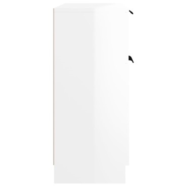 vidaXL Ντουλάπι Γυαλιστερό Λευκό 60x30 x70cm Επεξεργασμένο Ξύλο 1 τεμ.