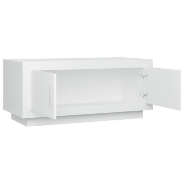 vidaXL Τραπεζάκι Σαλονιού Λευκό 102x50x45cm από Επεξεργασμένο Ξύλο 1 τεμ.